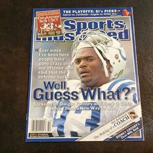 Sports illustrated Dwight Freeney Colts issue October 17, 2005